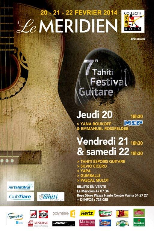 7ème Tahiti Festival Guitare : Votez pour votre espoir préféré