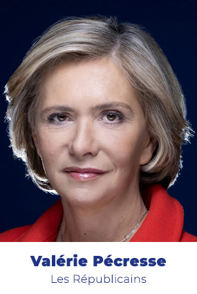Pécresse veut l'ordre "dans les comptes et dans la rue"