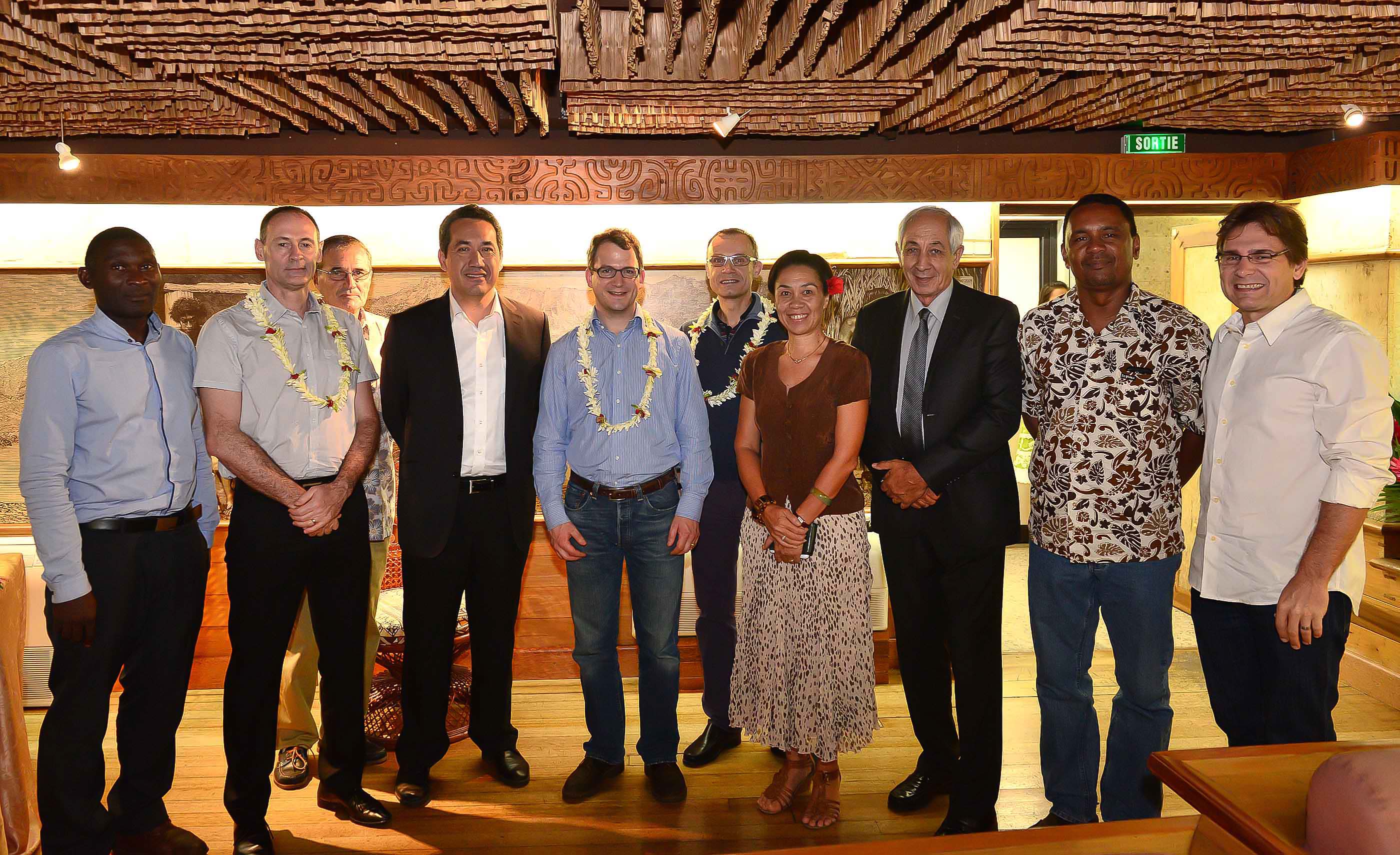 Mahana Beach : Arrivée de la délégation du cabinet français AS Architecture Studio