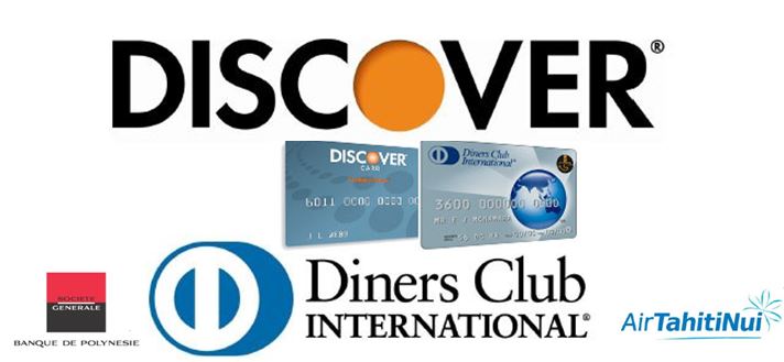 Les cartes Discover et Diners Club International arrivent à Tahiti