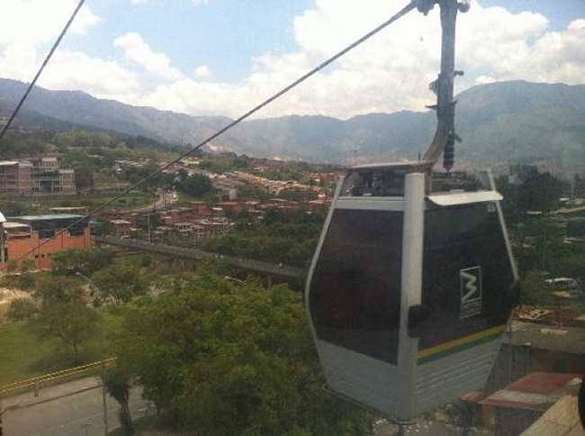 Le métrocâble de Medellin en Colombie comporte désormais quatre lignes.