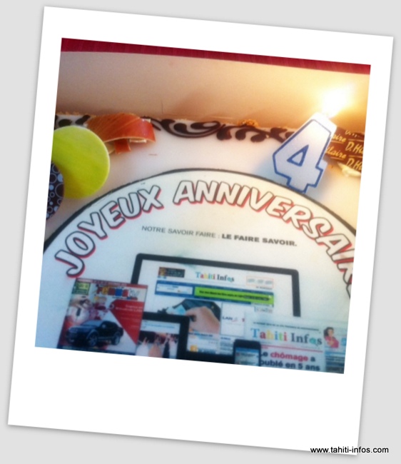 Le site Tahiti Infos fête ses 4 ans!