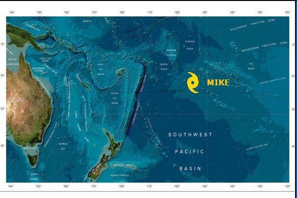 Mike, une tempête tropicale qui progresse aux îles cook