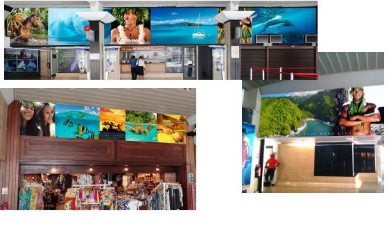 Grand angle sur l'aéroport de Tahiti-Faa'a