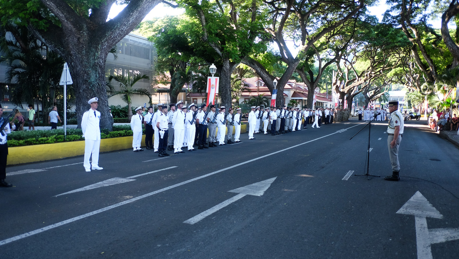 ​La cérémonie du 8-Mai avenue Pouvana'a