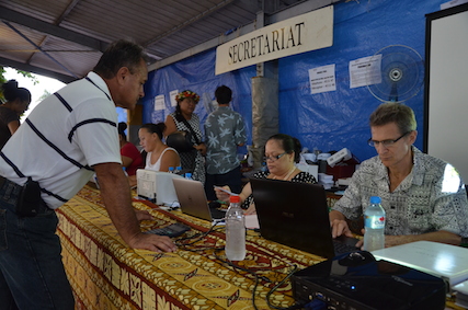 Le taux de participation au premier tour est à Pirae globalement 10 points inférieurs à ce qu'il était lors des municipales de 2008