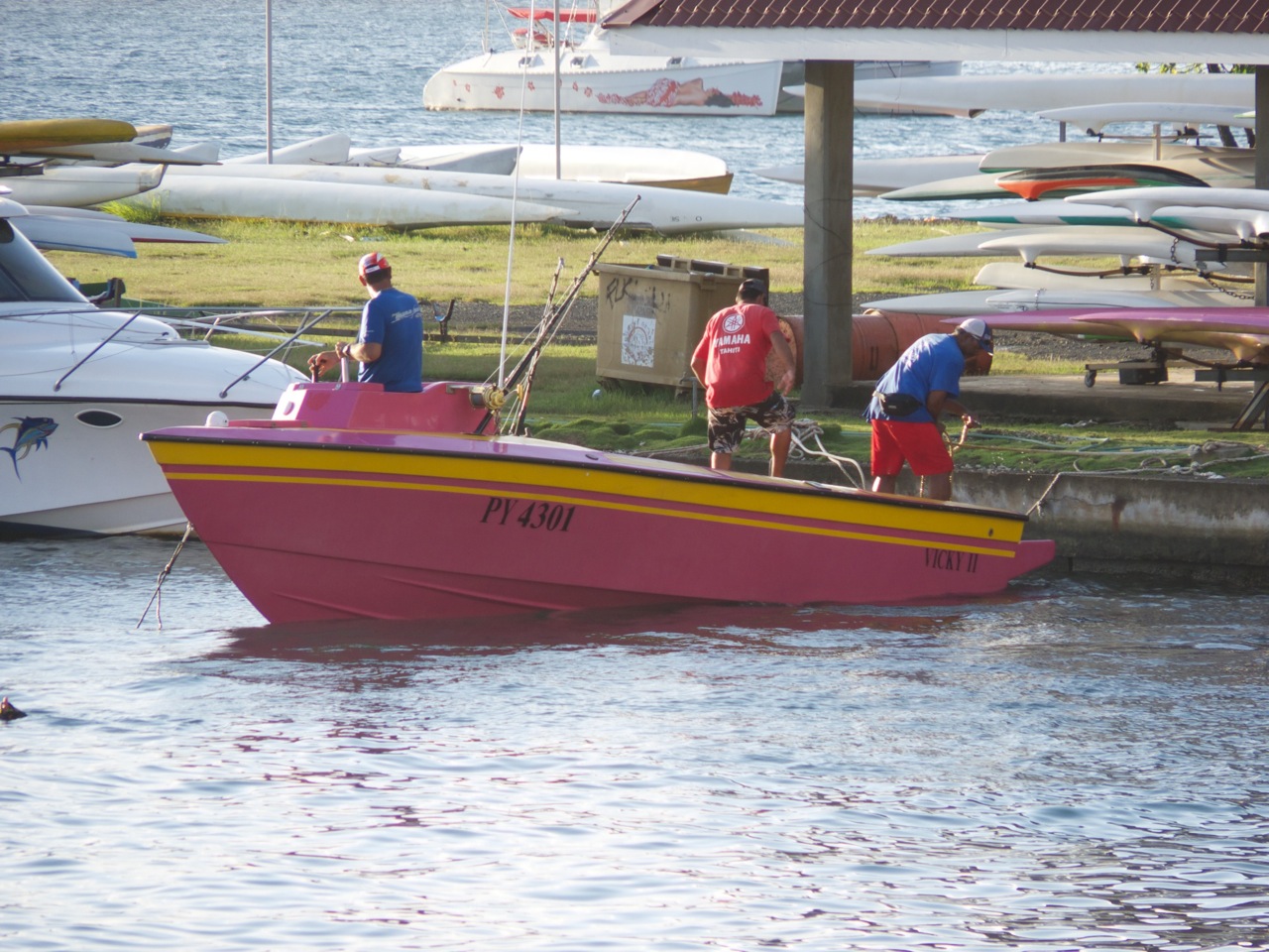 La crainte des professionnels de la pêche est, qu'à moyen terme, les poti marara ne soient utilisés que pour des besoins touristiques.Crédit photo : C.M