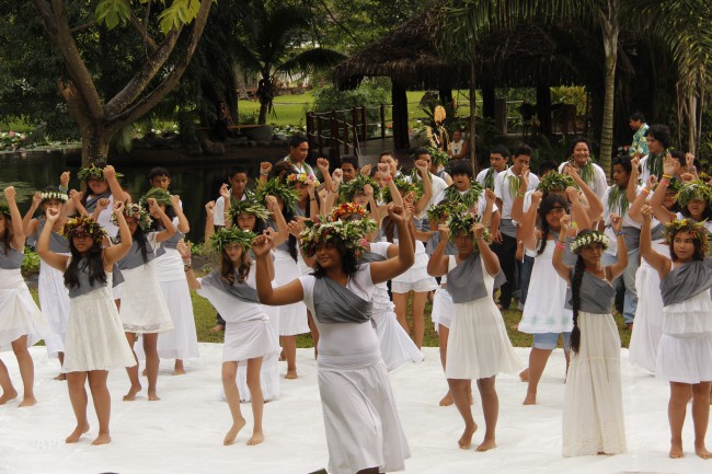 Concours de Orero dans les jardins de l’assemblée