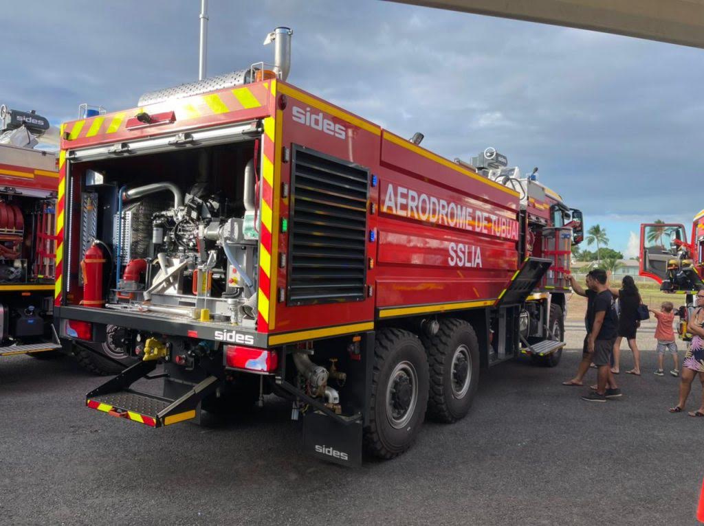 Des camions à incendie neufs pour les pistes de Huahine, Hiva Oa et Tubuai