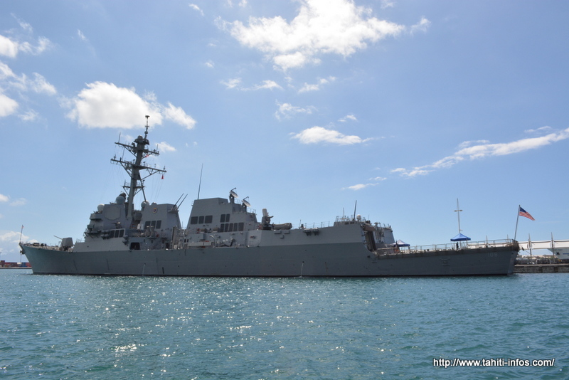 Le "Guided Missile Destroyer" USS Wayne E. Meyer (DDG-108)