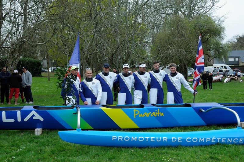 La pirogue Puaraitu de la Team Marara Va'a va tenter la traversée de la Manche (Crédit photo : Team Marara Va'a)