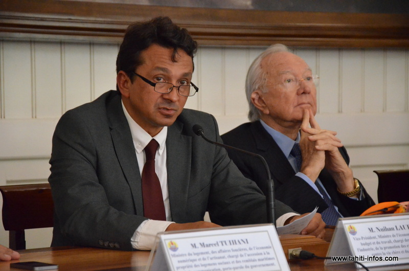 Nuihau Laurey, le vice-président est l'artisan du plan de relance mais la présentation devrait en revenir, jeudi au président Gaston Flosse à l'occasion de l'ouverture de la session administrative.
