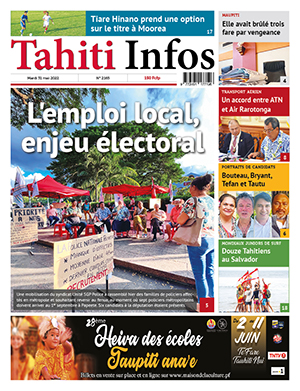 Cliquez sur le Une pour lire le journal.