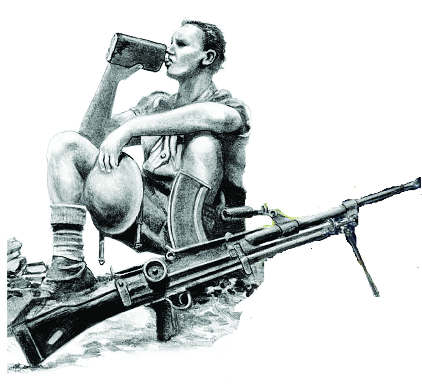 Il y a 80 ans : La “religion de l’eau” à Bir Hakeim