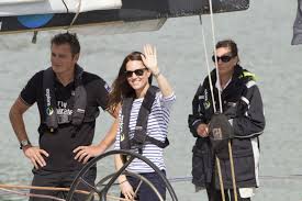 William et Kate, en course l'un contre l'autre dans la baie d'Auckland