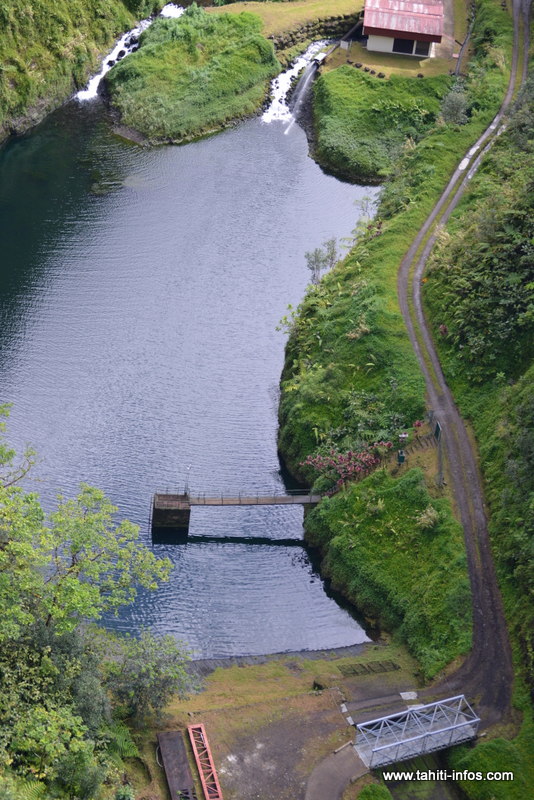 Une des centrales de la vallée de Vaihiria