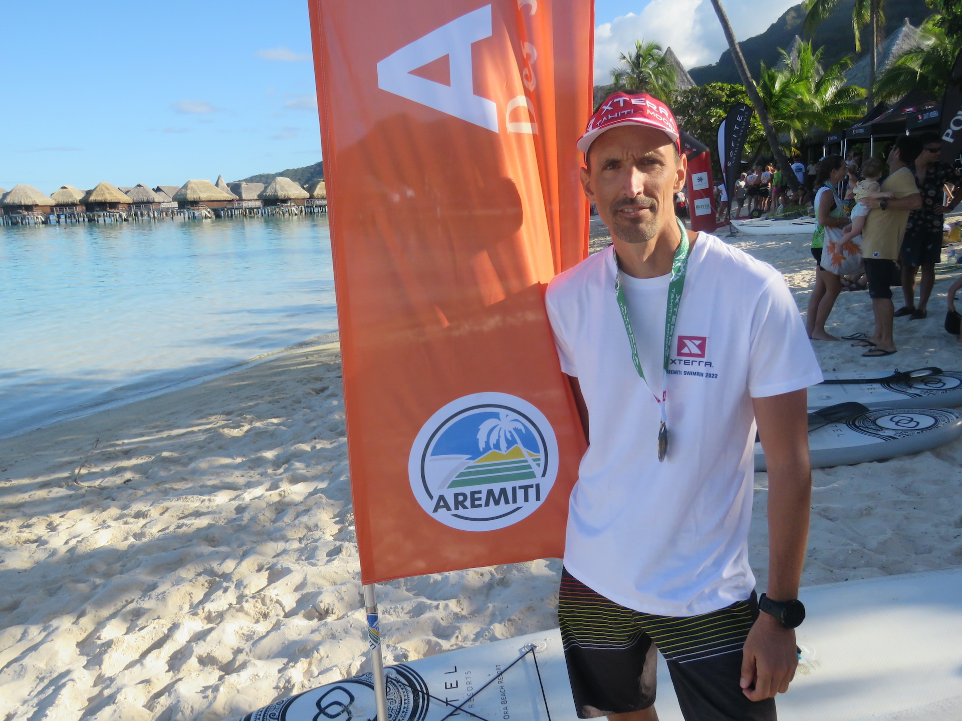 Le duo David Hauss-Pierrick Page récidive au Swim Run de Moorea
