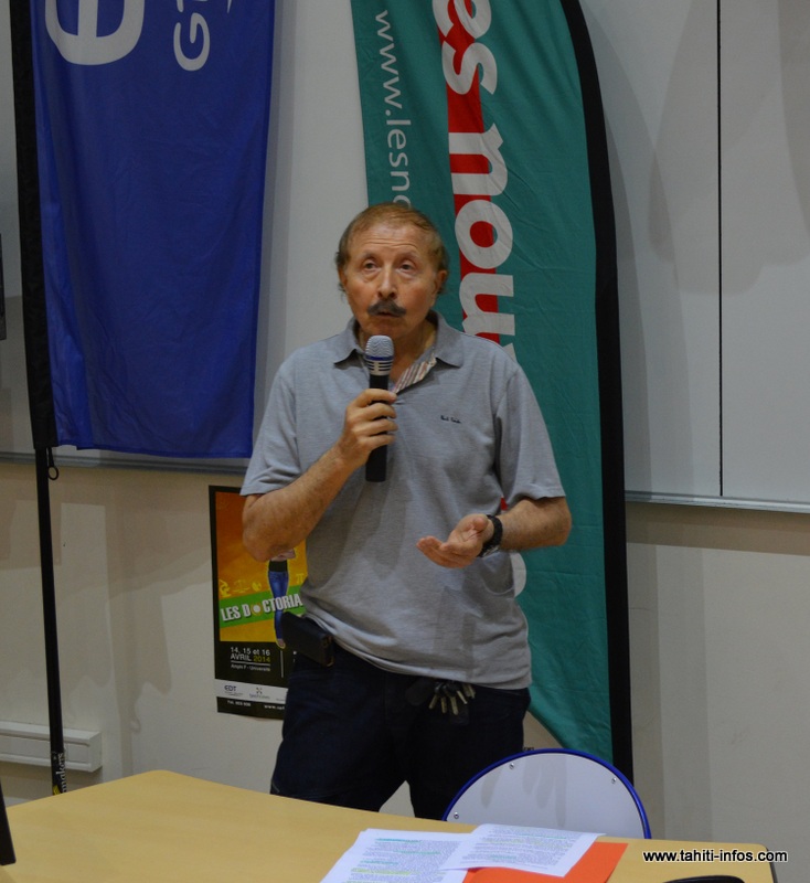 Jean-Claude Peyrolle, qui présente sa seconde thèse 40 ans après la première