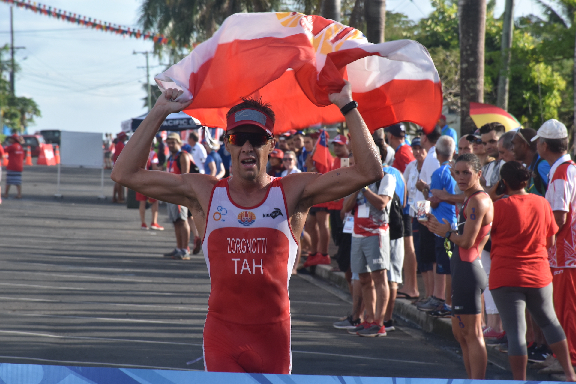 Benjamin Zorgnotti sera le leader une nouvelle fois de la sélection de triathlon à Saipan.
