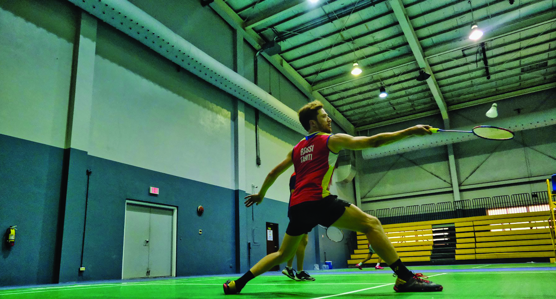 Rémi Rossi sera le leader de la sélection tahitienne de badminton. (© sportstahiti.com - Tane)