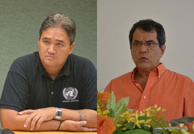 Richard Tuheiava a choisi de garder son siège de sénateur, Edouard Fritch a privilégié, lui, la mairie de Pirae.