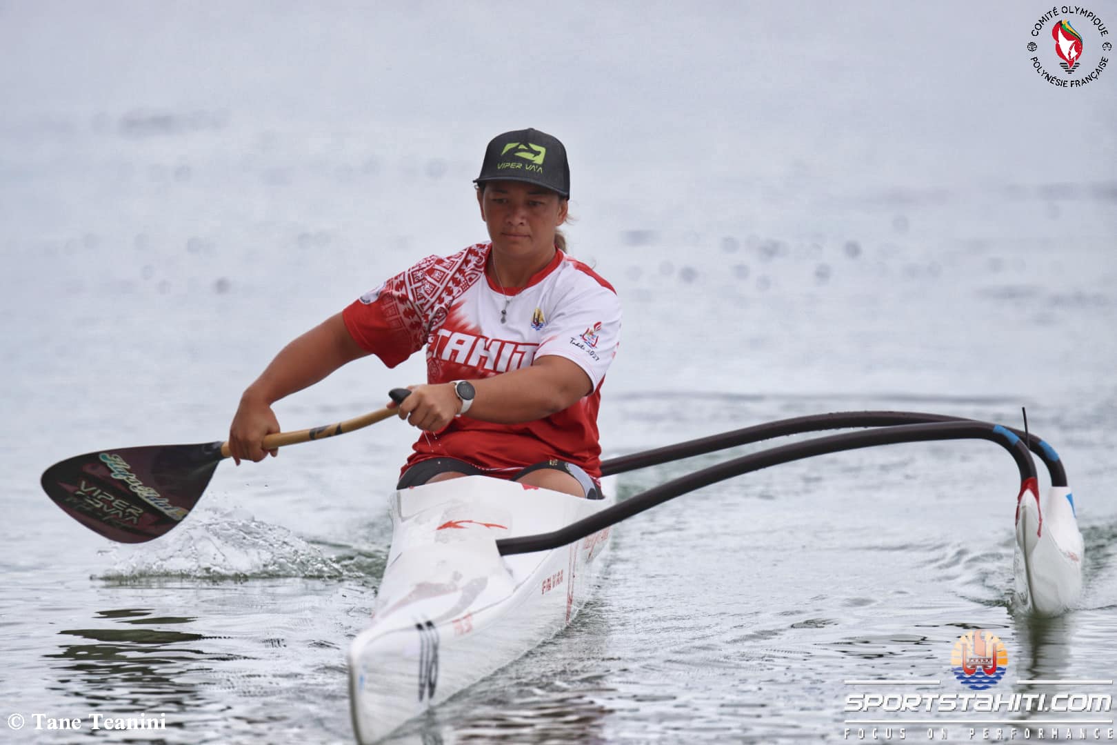 Vamiti Maoni et ses copines de la sélection tahitienne réussissent pour le moment un sans-faute à Saipan, avec cinq médailles d'or remportées en autant de course. (© sportstahiti.com – Tane)