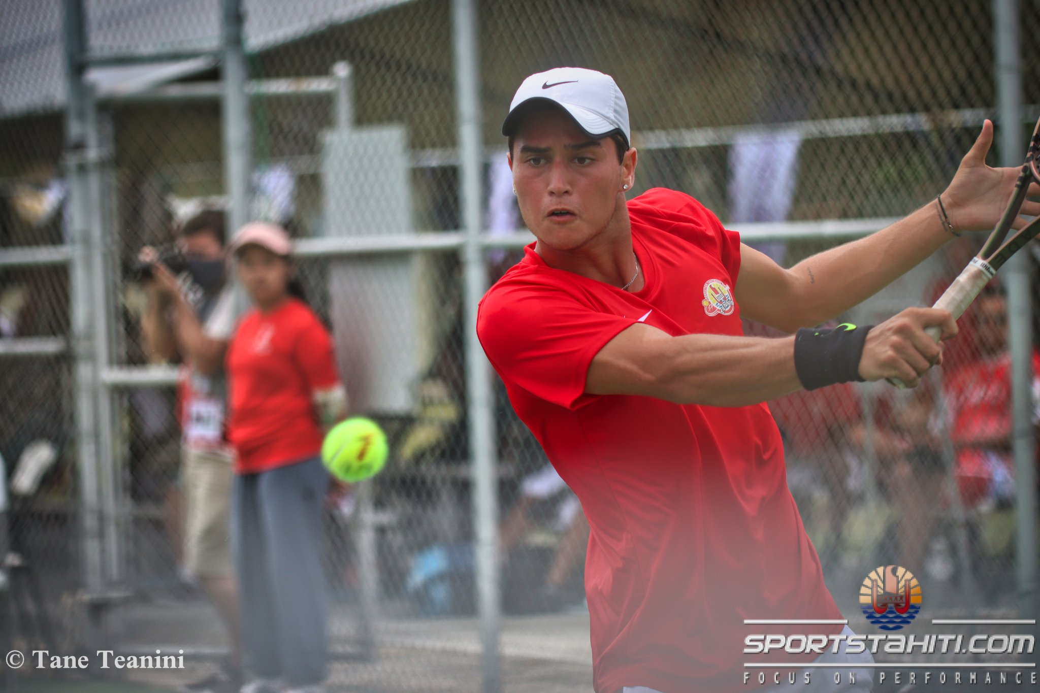 Il était la grande chance de médaille pour le tennis tahitien à Saipan, Gillian Osmont est toujours en course pour le bronze. (© sportstahiti.com - Tane)