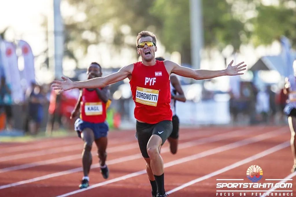 Avec déjà trois médailles d'or à son actif à Saipan, Benjamin Zorgnotti tentera d'en décrocher une quatrième, vendredi, à l'occasion du semi-marathon. ( © sportstahiti.com – Tane)