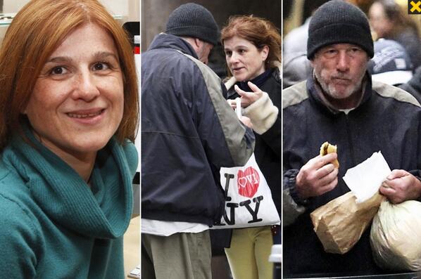 Elle prend Richard Gere pour un clochard et lui offre sa pizza