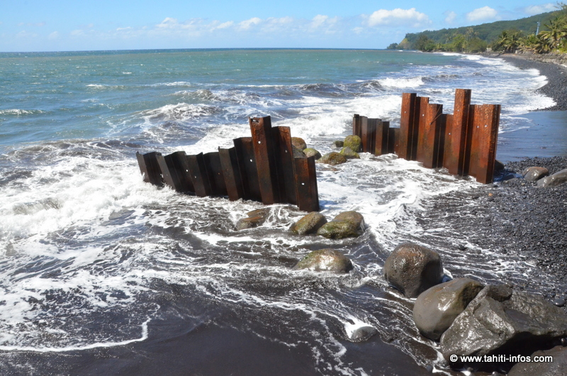 L'entrée du cable Honotua à Papenoo