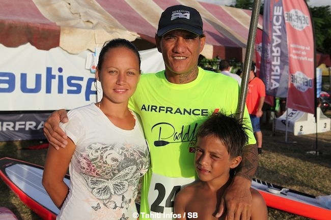 SUP – Air France Paddle Festival : Bruno Tauhiro gagne deux courses sur trois !