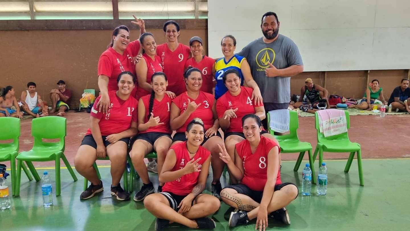 Les joueuses de Te Hau Nui ont également terminé la saison invaincue à Moorea.