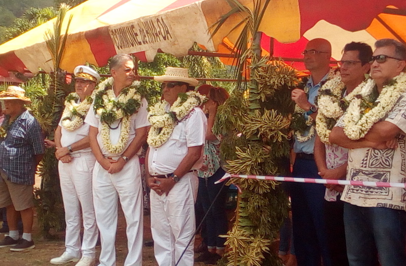 Escale "inaugurations" à Hiva Oa