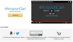 Les internautes peuvent faire leurs courses sur Amazon avec leur compte Twitter