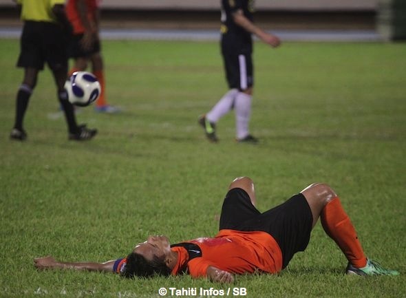 Marama Vahirua voit son rêve de O'League 2014 s'envoler