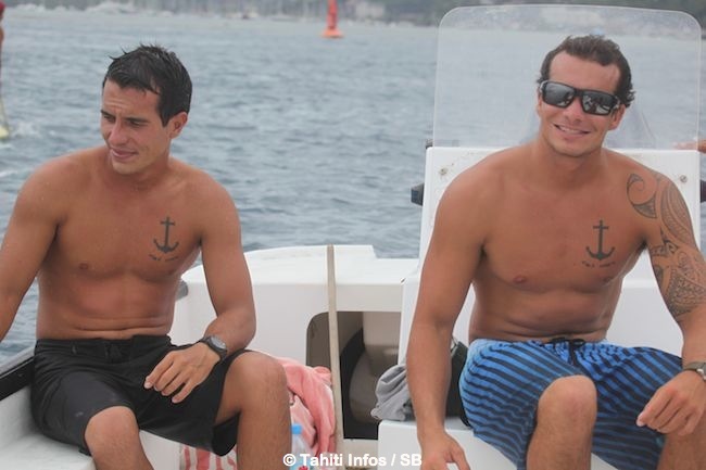 Heimoananui et son frère Ariimoana David (vainqueur en 2011) vont participer au Taapuna Master