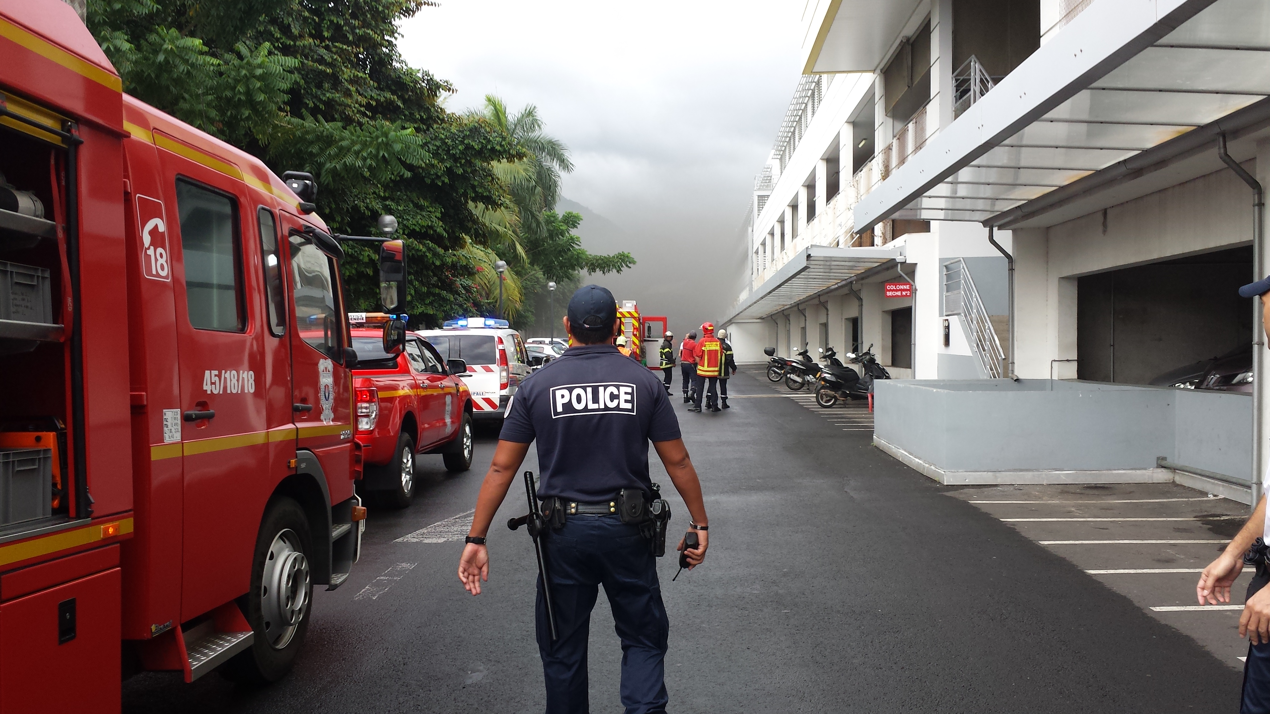 (MAJ) Incendie au Centre hospitalier du Taaone