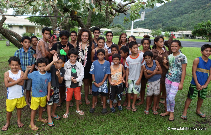 AnneCaroline Graffe marraine du Village d'Enfant SOS