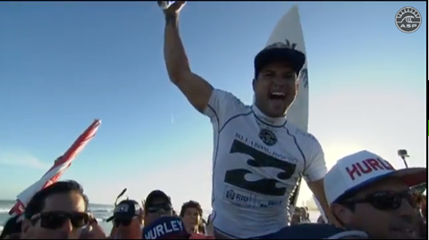 Surf : Michel Bourez gagne la Billabong Rio Pro 2014