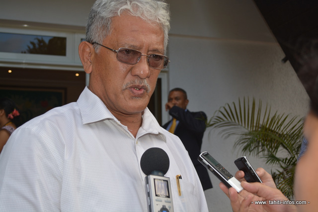 Teriitepaiatua Maihi, maire délégué de Tevarao (commune de Moorea-Maiao) était le président du SPCPF au cours de la dernière mandature.