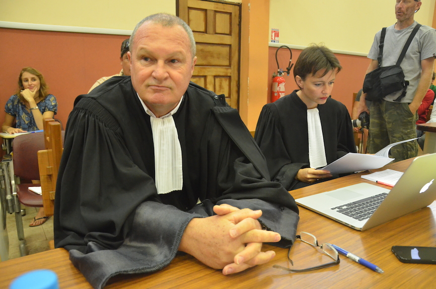 Me Piriou et Me Eftimie-Spitz, avocats des familles de Stefan Ramin et de Heike Dorsch, les parties civiles