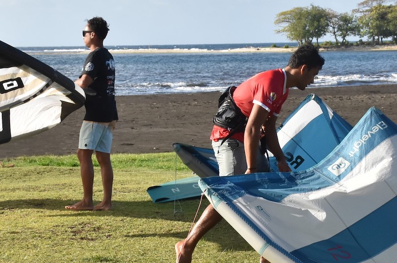 La Tahiti Big Air Contest trahie par Éole
