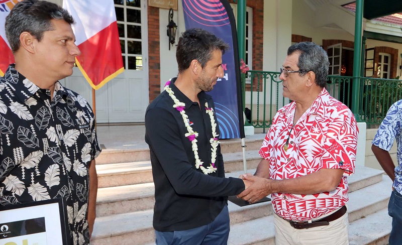 ​Tony Estanguet est arrivé au fenua