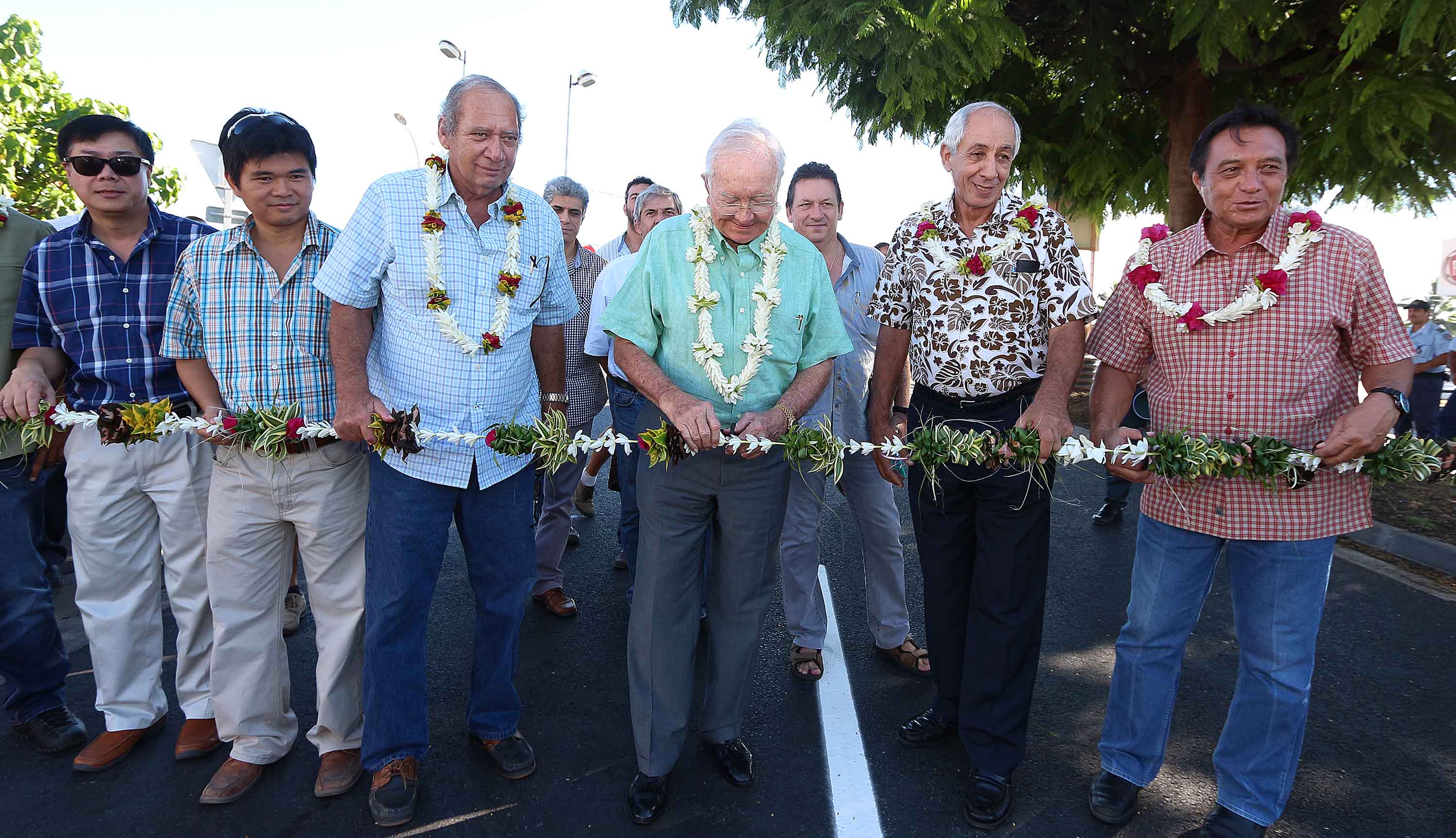 Inauguration de la 2x2 voies du Cours de l’Union Sacrée (Communiqué)