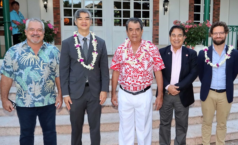 L'ambassadeur de l'Union européenne pour le Pacifique en visite à Tahiti