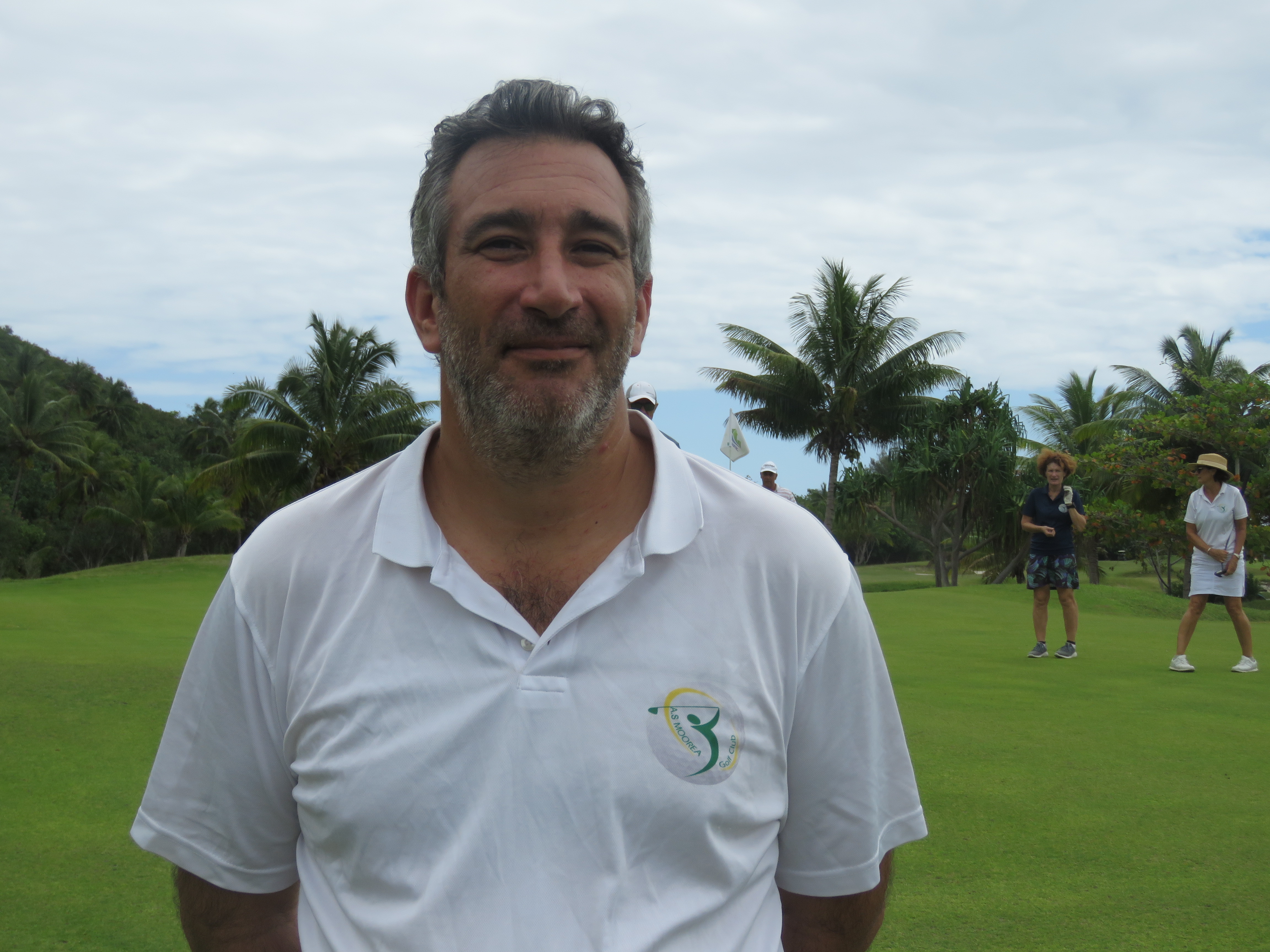 Alexandre Cadré, le président du Moorea Golf Club.