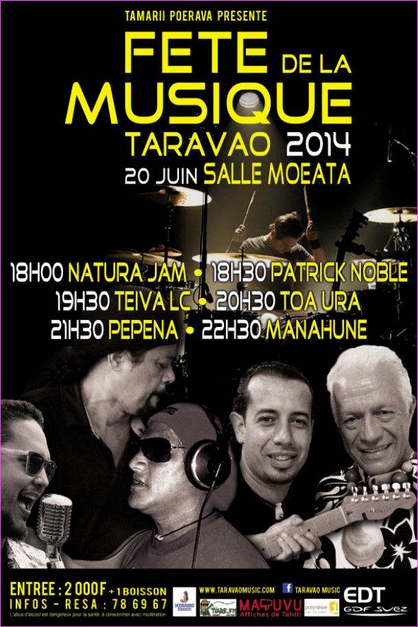 1ère édition de la Fête de la musique à Taravao