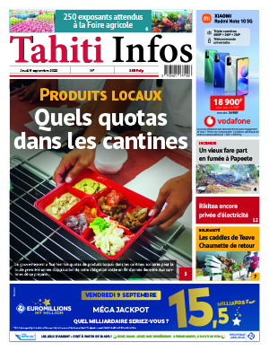 TAHITI INFOS N°2233 du 8 septembre 2022