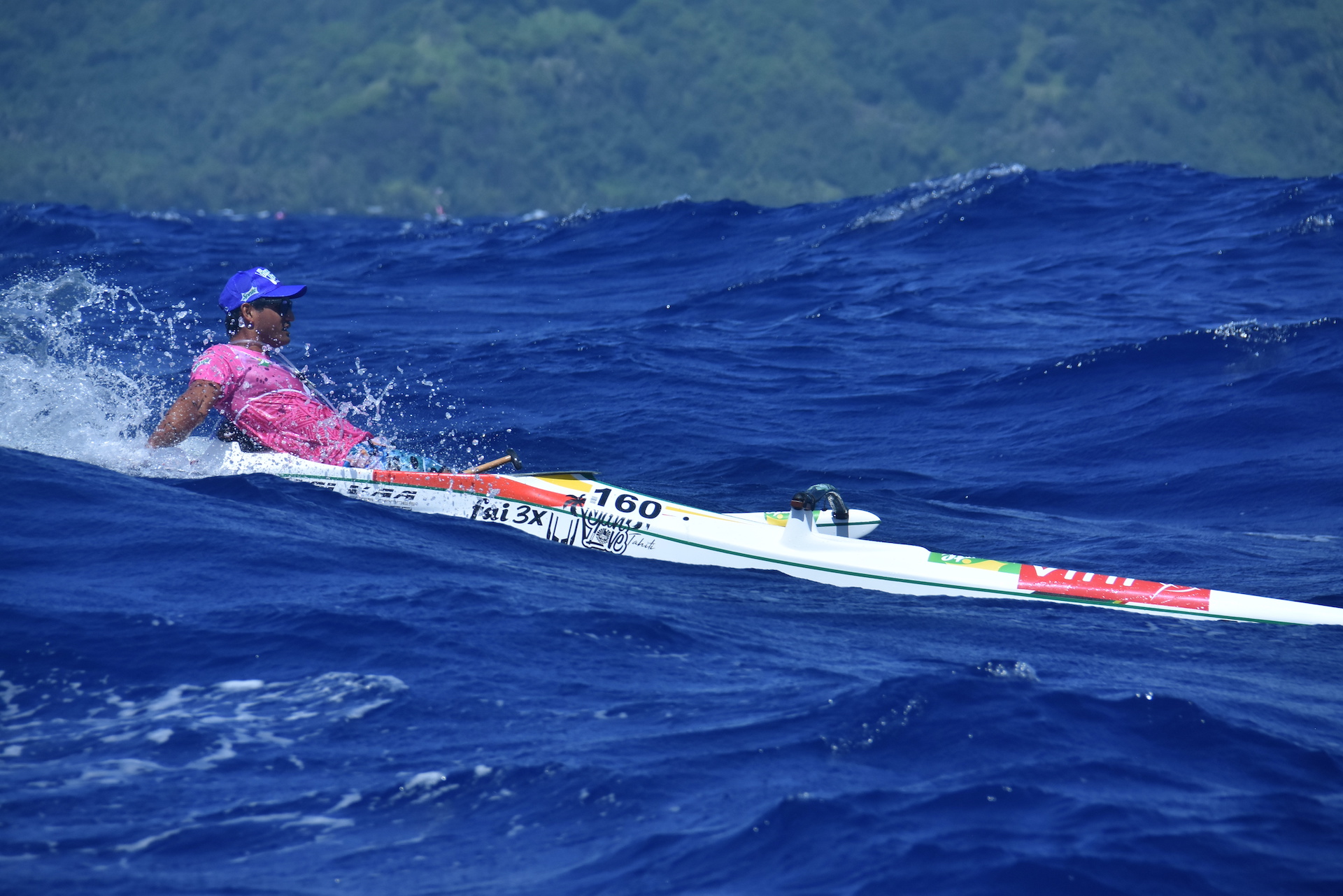 Tutearii Hoatua a été le meilleur dans la session de surf, ce jeudi, entre Tautira et Hitia'a.