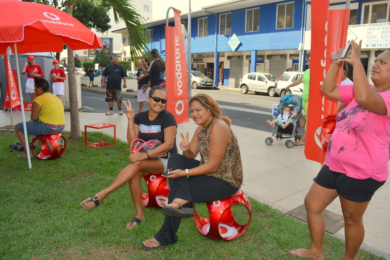 Les passants ont eu droit à une animation gratuite, moment privilégié en centre-ville.